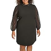 Tommy Hilfiger Women's Tommy Hilfiger Women's Jersey Dress with Statement Sleeves