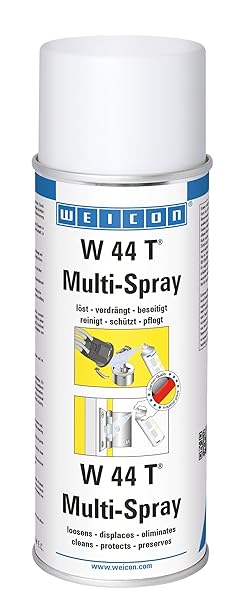 WEICON W 44 T Multispray | 400ml | Das Multifunktionsöl ist universal einsetzbar / Kriechöl / Starterspray / Rostlöser / Rost