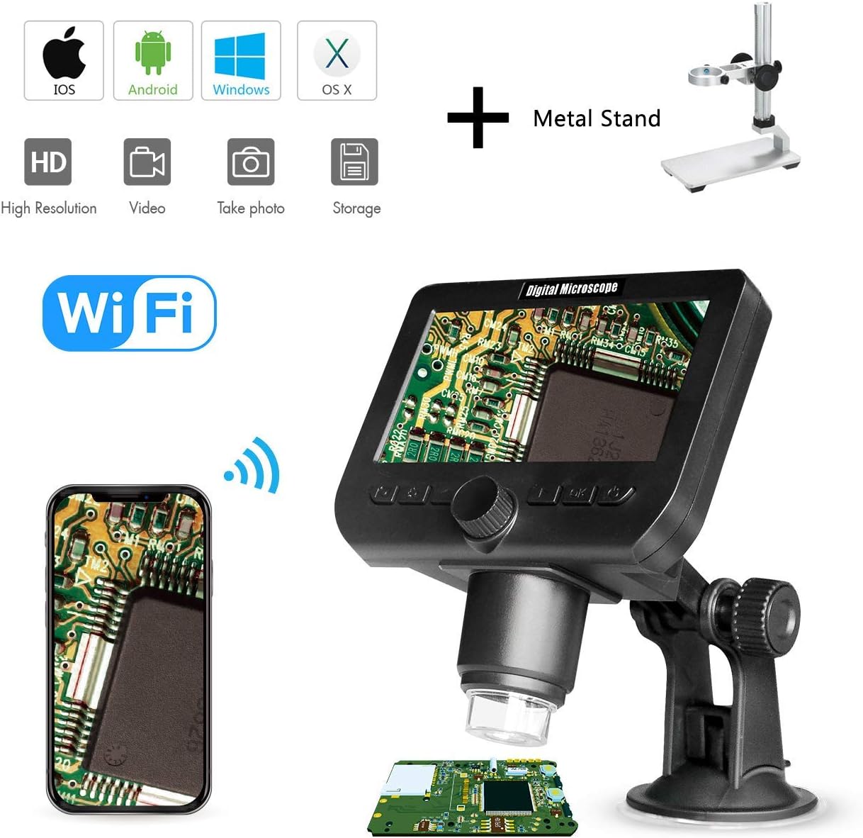 microscopio computerizzato per monete