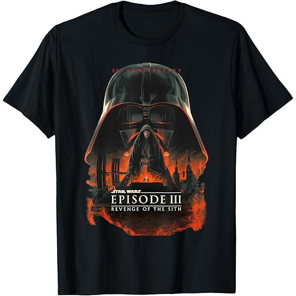 Amazon.com: Star Wars Revenge Of The Sith Movie Vintage Disney+ T 