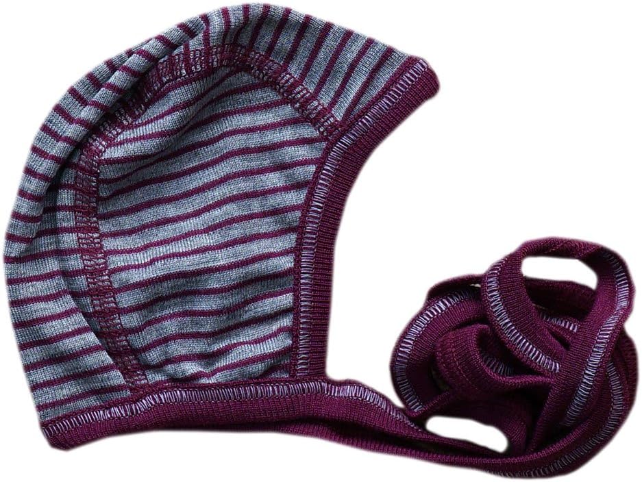 Engel Baby Bonnet, Wool and Silk Natural, Age 0-3 mo, Machine Washable