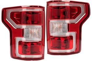 Tail Light Compatible With 2018 2019 2020 Ford F150 F-150 Taillight Rear Brake Lamp Signal Assembly with Bulb and Wiring Harn