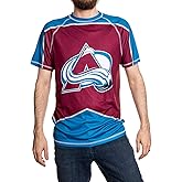 NHL Mens Performance Quick Dry Moisture Wicking Rash Guard Short Sleeve Shirt