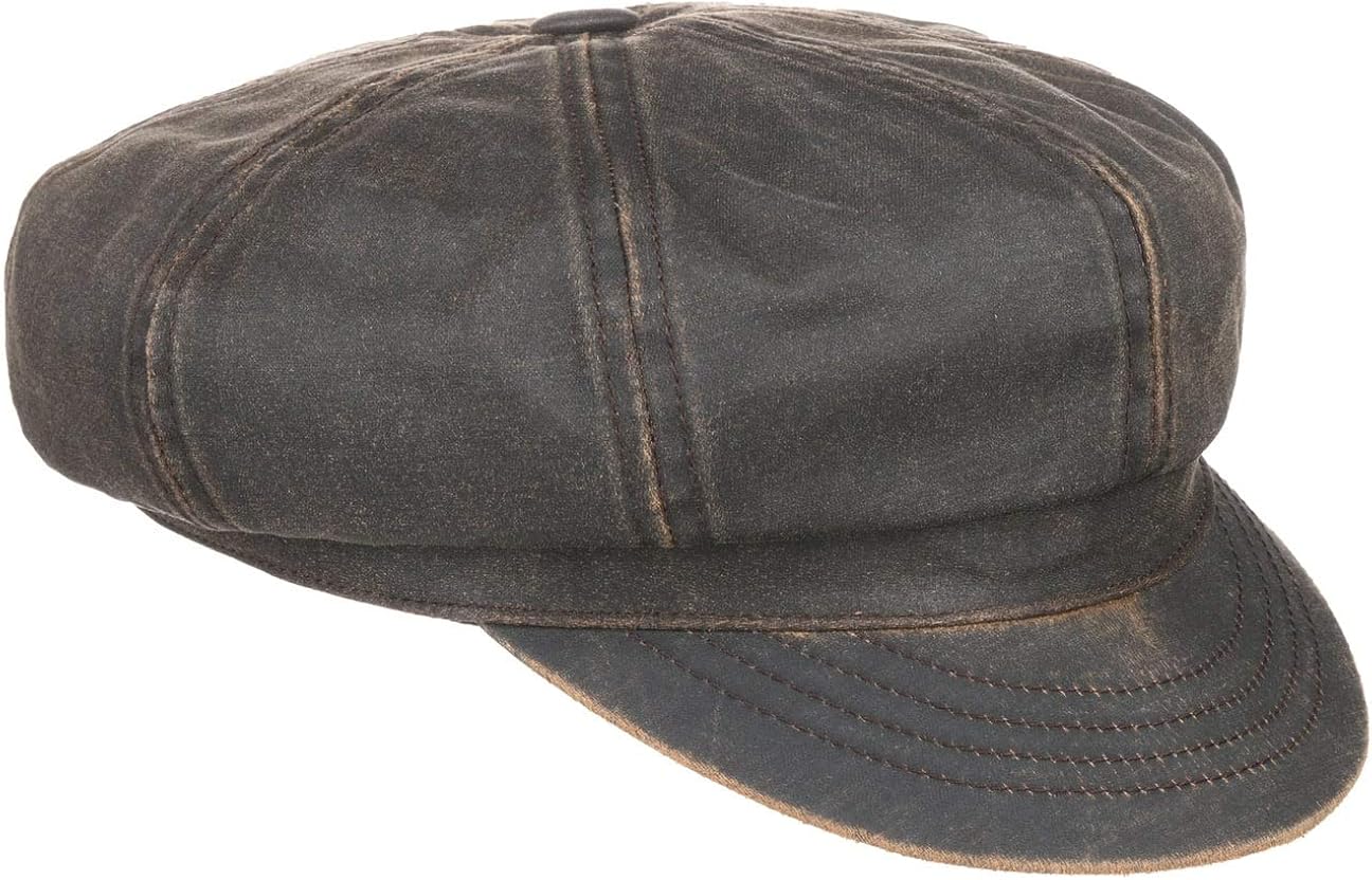 Stetson Hatteras Old Cotton Newsboy Cap Donna/Uomo - Berretti Oilskin - Foto 6