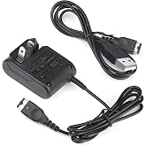 LBSC Nintendo DS Charger,AC Adapter for Gameboy Advance SP | GBA SP Charger Compatible with Game Boy Advance SP &amp; DS Systems,USB Wall Adapter &amp; Travel Power Cord