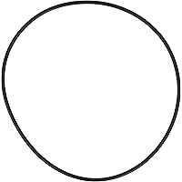 M8.4x319.5 Viton O-Ring, 75A Durometer, Round, Black, Viton, 319.5 mm ID, 336.3 mm OD, 8.4 mm Width