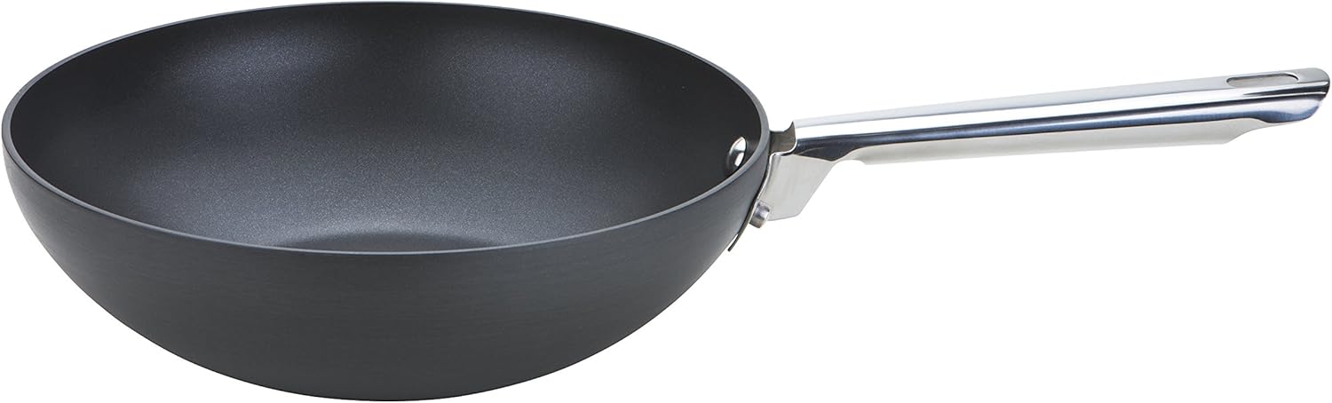 Anolon Professional Stirfry-26cm-Premium Non Stick Stir Fry pan Aluminium Cookware, Oven and Dishwasher Safe