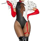 Forplay Womens 3pc. Movie Villain Character Adult Sized Costumes, Black White, 2/3X
