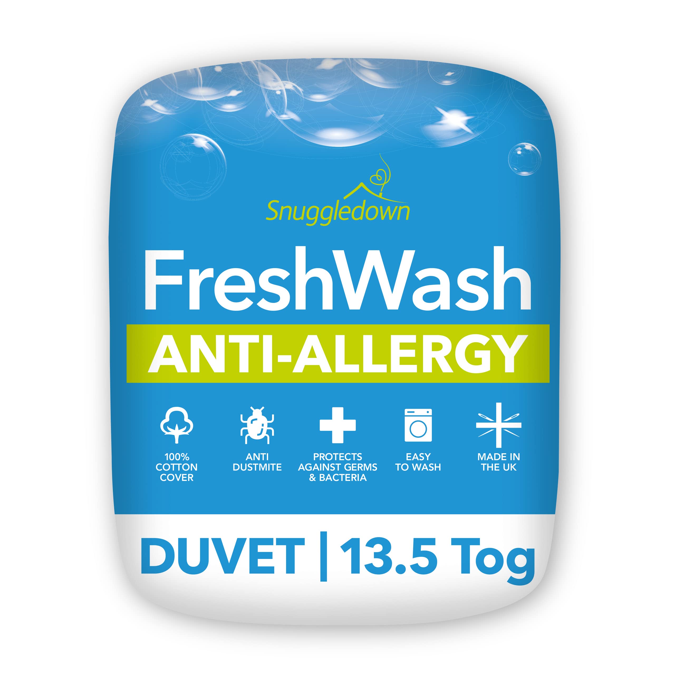 Snuggledown Freshwash Anti Allergy Super King Duvet 13.5 Tog Winter Superking Duvet