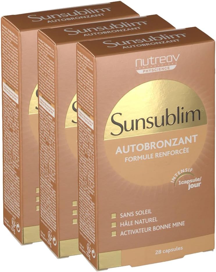 Nutreov Sunsublim Self-Tanner 2 x 28 Gel-Caps by Nutreov