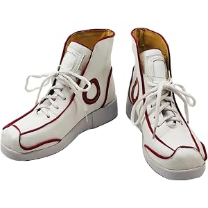 CCT Cosplay Boots Boot Shoes Shoe for Chensō Man Denji White For Unisex