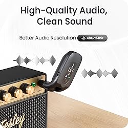 Fesley 2.4GHz Wireless Guitar System: Better Audio