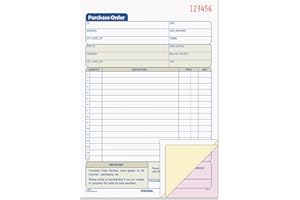 TOPS Purchase Order, Carbonless Triplicate, 5.5 x 7.875 Inches, 50 Sets per Book (46141)