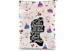 ENSIANTH Beauty Inspired Book Sleeve Belle Princess Gifts Fairytale Lover Gift A Tale as Old as Time Gift Belle Fans Book Cover (Princess Dreamy BS)