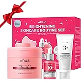 ANUA BRIGHTENING Niacinamide Skincare Routine Set (Amazon Exclusive Set), Niacinamide Serum & Toner Pad & Face Moisturizer, Skin clarity, Moisture barrier for Daily care, Korean Skincare Set