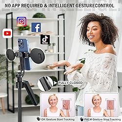 70" Auto Face Tracking Tripod for iPhone,360