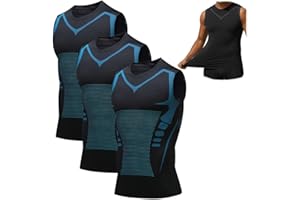 Compression Shirt Men, V-Boost V2 Compression Shirt Men, 60s Quick Drying, Feel The Power of Confidence, Energy Strength