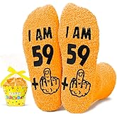 HAPPYPOP Birthday Gifts Ideas for Women Men - Socks for 60 65 70 85 90 100 Year Old Elderly