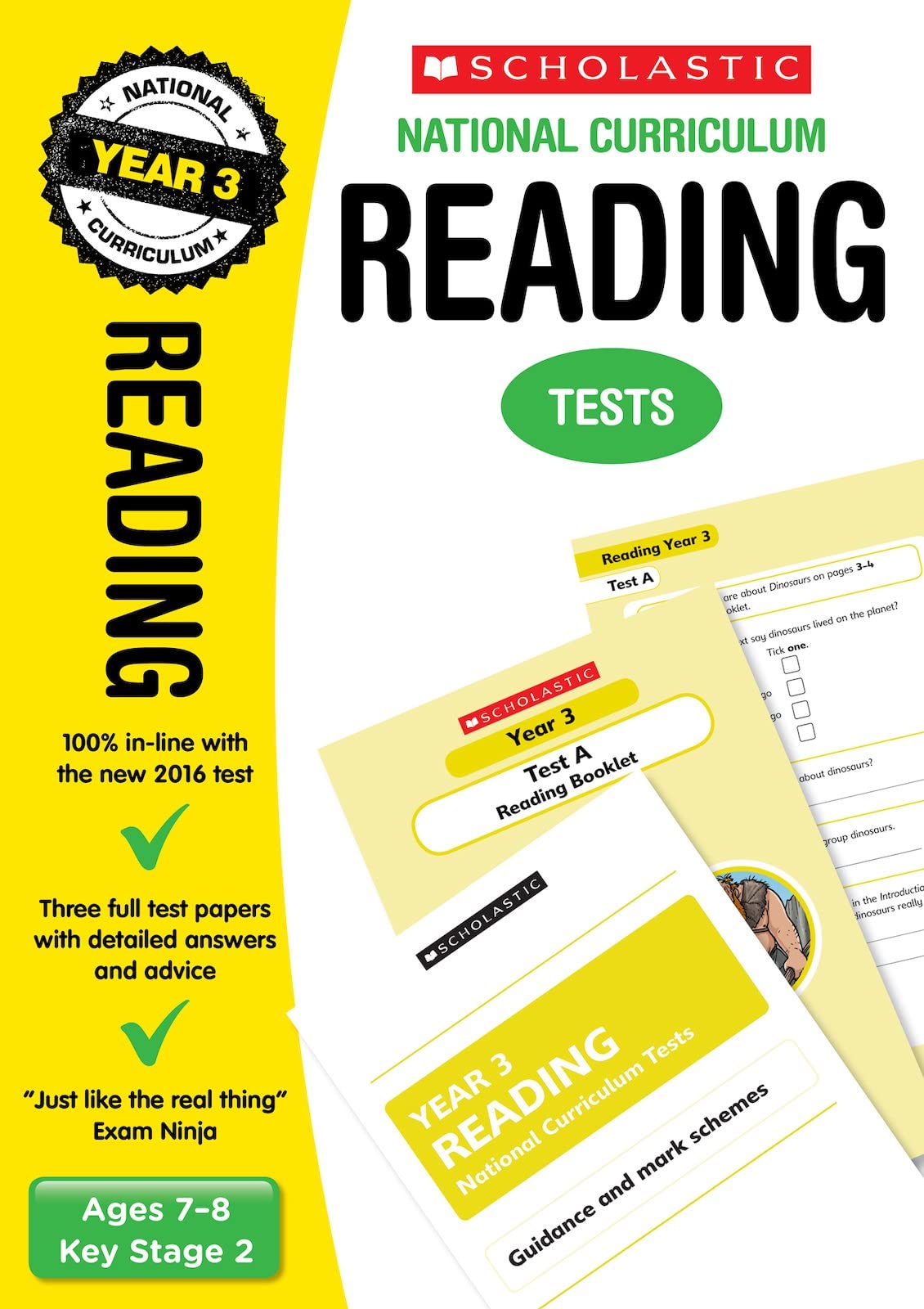 2021 SATs Practice Papers for Reading - Year 3 (Scholastic National Curriculum SATs)
