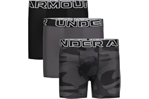 Under Armour boys Performance Boxer Briefs, Lightweight & Smooth Stretch Fit