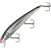 Bomber Long A 15A Jerkbait Fishing Lure, 4.5 Inch 1/2 oz Floating Minnow Crankbait, Shallow Diving 3 Ft, Twitch &amp; Trolling Hard Bait for Bass, Walleye, Pike &amp; Multi-Species Freshwater Fishing