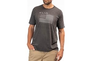 KLIM Men's Patriot Flag Tri-Blend Short Sleeve Tee Shirt