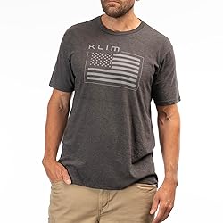 KLIM Men's Patriot Flag Tri-Blend Short Sleeve Tee