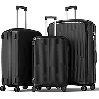 Amazon.com | SHOWKOO Luggage Sets 3 Piece 100% PC Ultra Tough