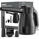 AFMAT Electric Air Duster Air Blower, Replacement for Compressed Air Cans, Multi-Use Cleaning Tools with 9.8ft Cord for Electronics, Keyboard, Fans, Hairs, Cars, BBQ, Super Powerful and Last for Years