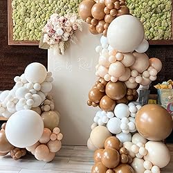 Nude Balloons 12 inch, Beige Latex Balloons 50pcs