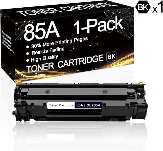 1 Pack 85A CE285A Compatible Toner Cartridge Replacement