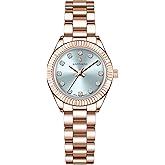 SAPPHERO Watches for Women Luxury Stainless Steel Ladies Watches Women's Bracelet Watch Small Analog 5ATM Waterproof Wrist Watch Elegant Gifts for Women