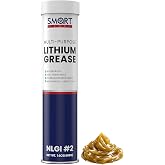 Lithium Grease 14 Ounce Cartridge, NLGI 2 Lithium Grease Tube | 14oz Grease Tube for Grease Gun, Multi-Purpose Lubricating Grease, Waterproof &amp; High Temp Wheel Bearing Grease