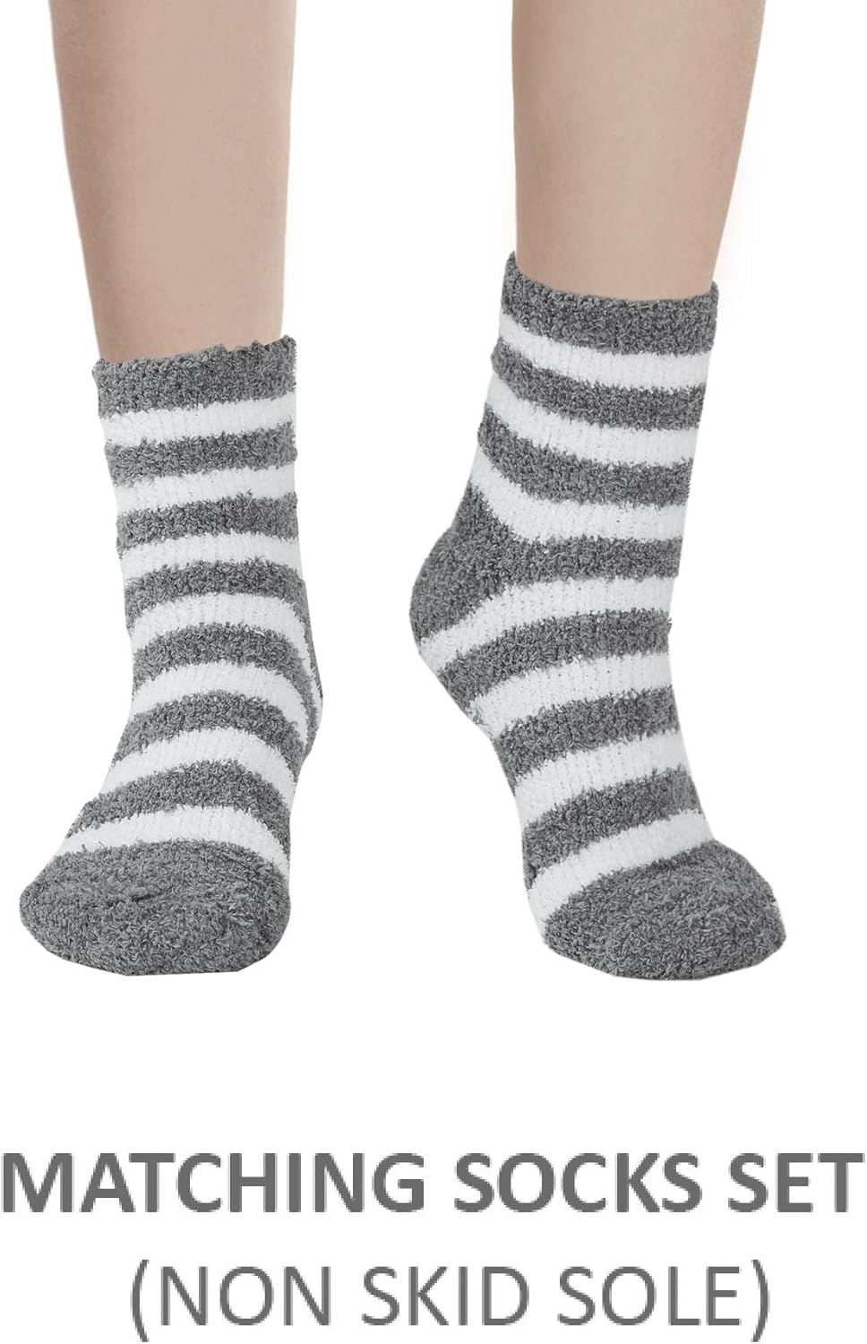 Comfort Spaces Plush to Sherpa Electric Blanket Shoulder and Neck Wrap with Matched Sock Set Ultra Soft and Warm Hypoallergenic Fleece-Reversible Heated Poncho Throw, 50" W x 64" L, Grey: Home & Kitchen