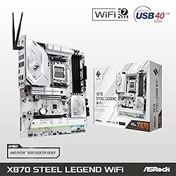 ASRock X870 Steel Legend WiFi 7 AMD Ryzen Socket