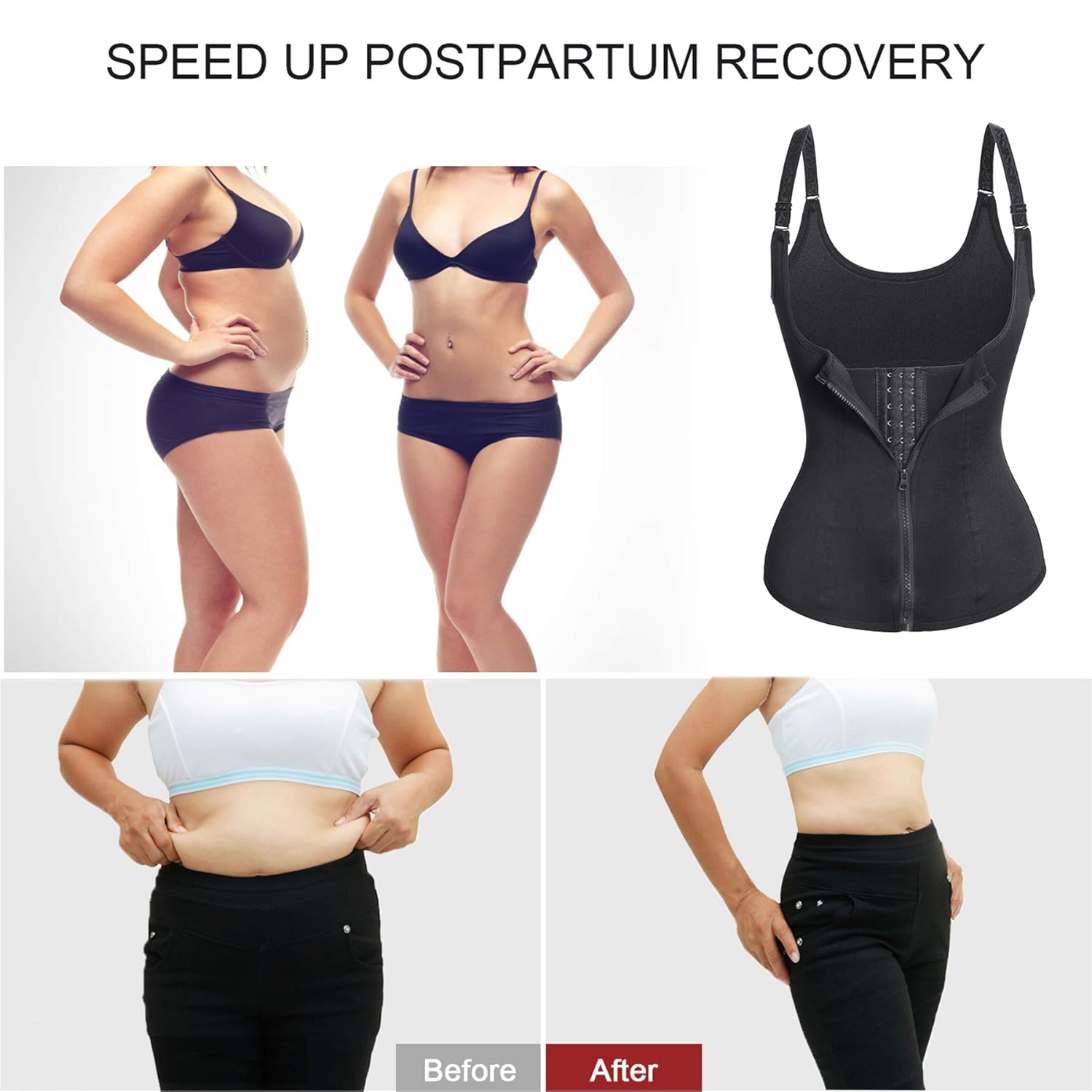 Maternity Support Belt Postpartum Waist Trainer Abdominal Back Support Belly Band Shapewear Girdles Hourglass Body Recovery Waist Cincher: Industrial & Scientific