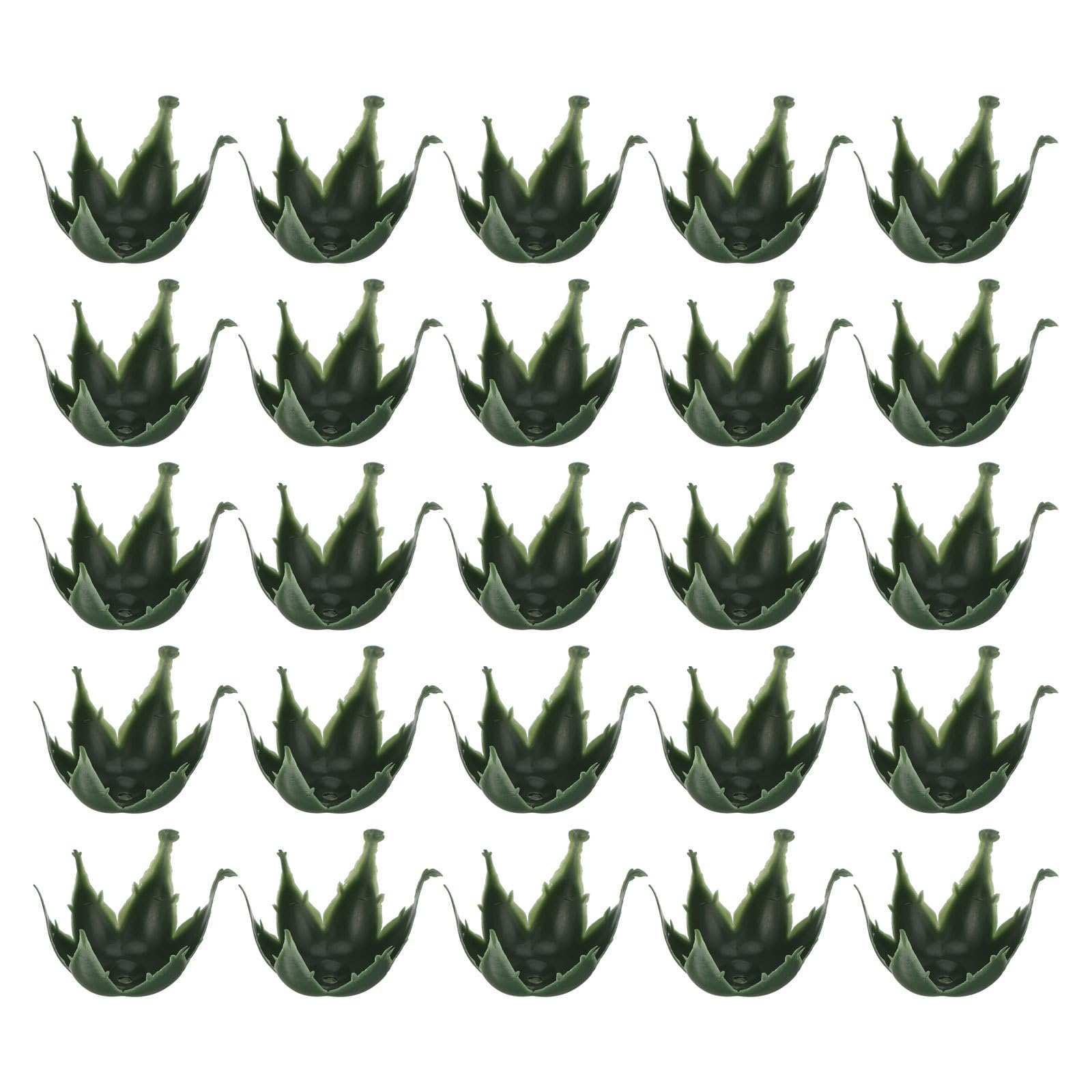 SEWACC 50Pcs Artificial Flower Calyxes for Diy Soap Flower Making Rose Sepals Floral Bases Supplies for Crafting Artificial Flowers and Home Decoration