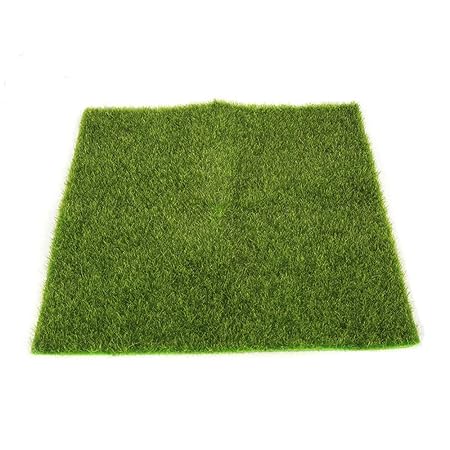 happy event Künstliche Faux | Garten Rasen Gras Rasen Moos Miniatur Handwerk | Puppenhaus Dekor (L)