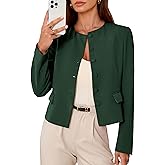 PRETTYGARDEN Women Blazers Business Casual Outfits 2026 Fall Fashion Long Sleeve Professional Office Work Suit Jacket Clothes