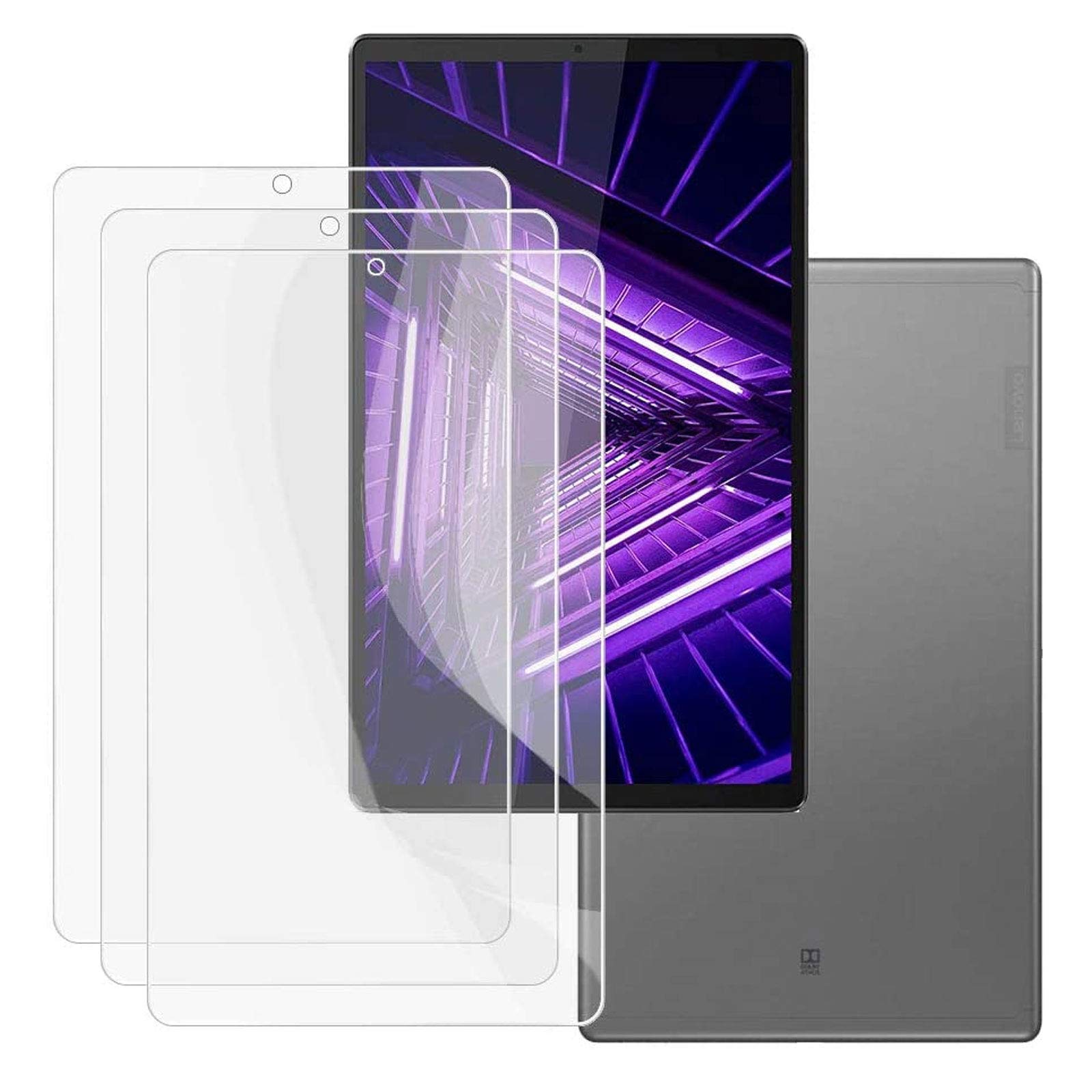 HHUAN [Pack of 3 Tempered Glass Screen Protectors for Lenovo Tab M10 FHD Plus TB-X606F / TB-X606X 10.3 Inches, 9H Hardness Tempered Glass Screen Protector Film