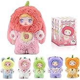 Mckkymi Plush Blind Box, Kawaii Nommi Cute Fruit Series Stuffed Blind Box Doll 1PC, Kawaii Mystery Plush Toys Collectible for Birthday Gift (1 of 7 Possible Styles)
