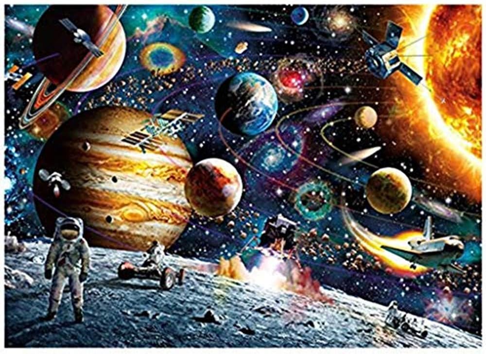Jigsaw Puzzle 1000 Piece - Dreamy Pattern, Puzzle Size 27.56 x 19.69 inch, Large Puzzle Game Artwork for Adults Teens (C)