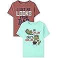 The Children's Place Baby Boys' and Toddler Family,mom,dad,Sibling Short Sleeve Graphic T-Shirts,multipacks