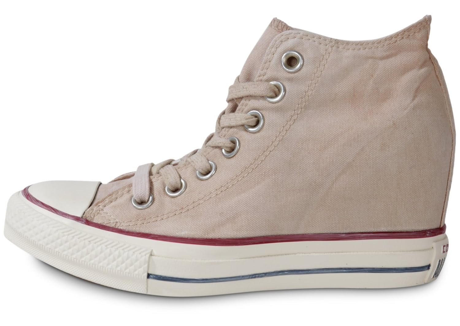 Zapatillas Converse mujeres C alta cuña CT MID LUX  Beige