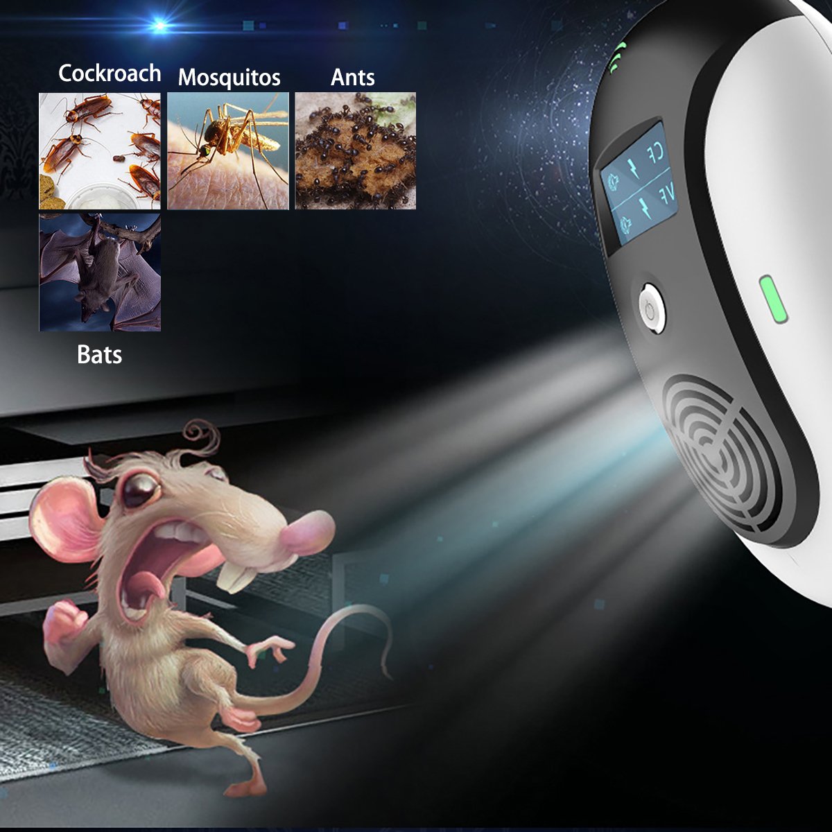 Ultrasonic Pest Repellent Smart Electronic Insect