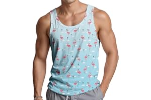 Mens Tank Tops Summer Graphic Beach Tank Tops Men 4th of July Shirts for Men Workout Patriotic Muscle Shirts Funny 3XL