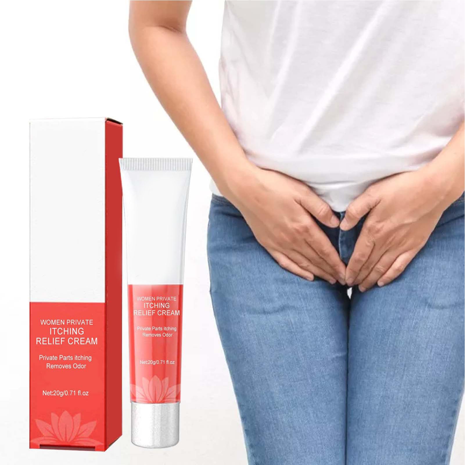 3pcs Women Private Itching Relief Cream, Moisturizing Women Body Care Gentle Relief Cream Cleaning Odours Feminine Itch Treating Creams