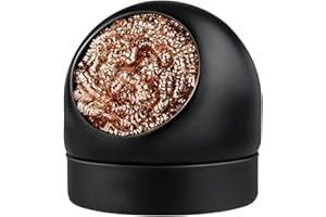 ZIOPGTOB Soldering Iron Tip Cleaner Non-Slip Solder Tip Cleaning Wire Ball & Base Holder Soft Coiled Brass Tip Cleaner Kit