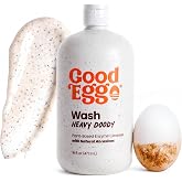 GoodEgg Heavy Doody Egg Wash, Enzyme Cleanser with Natural Abrasives, 16 oz | Non-Toxic, No Bleach or Soap, Preserves Natural Egg Bloom, Pairs with GoodEgg Brush Scrubber, Cleans Extra Dirty Eggs