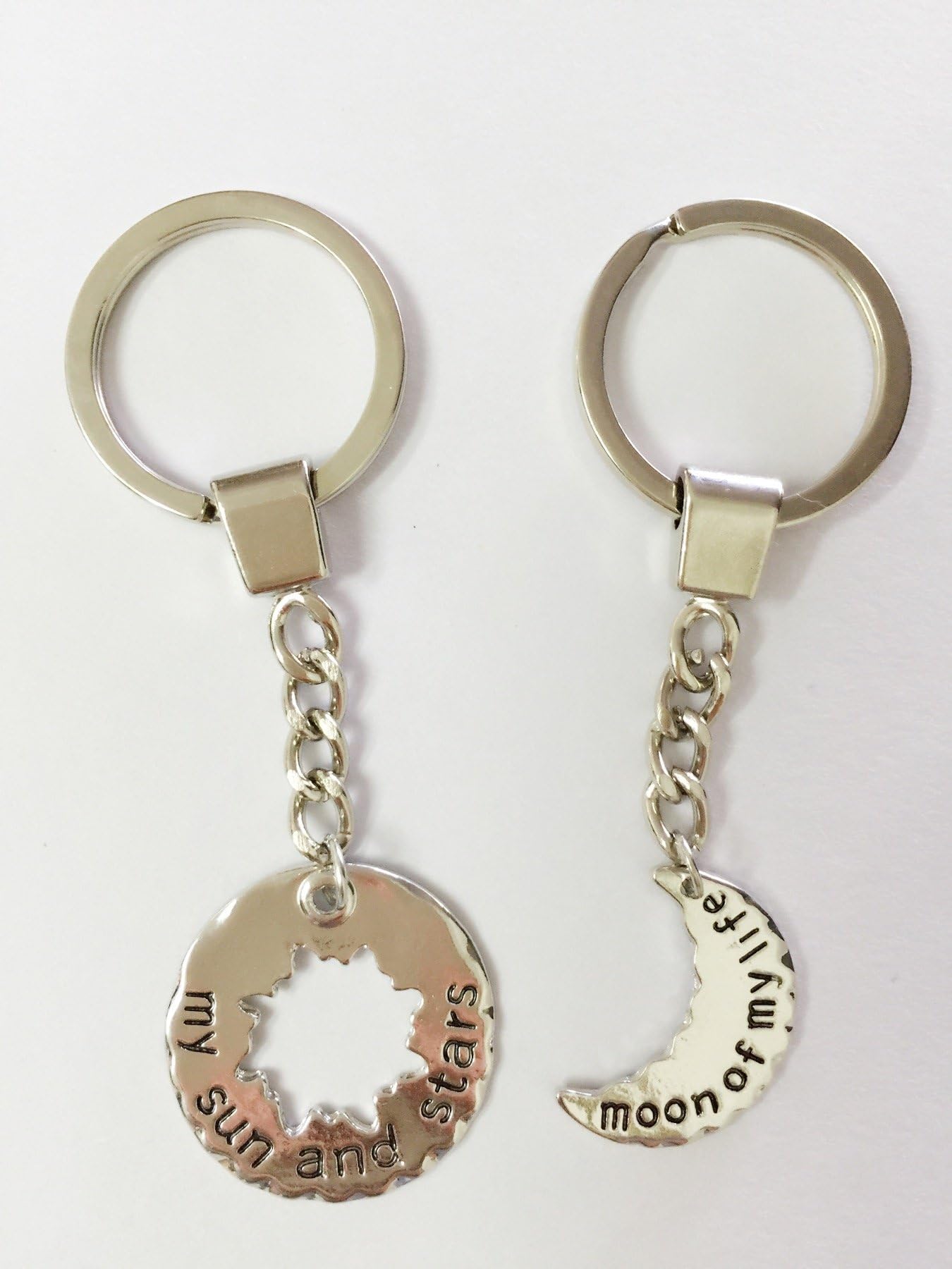 Couple Keychains My Sun and Stars/moon of My Life Khal & Khaleesi Pandant 2pcs Key Rings - A Song of Ice and Fire